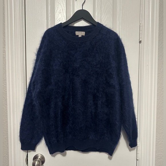 NWT J.Crew Brushed cashmere relaxed crewneck sweater - Picture 2 of 6